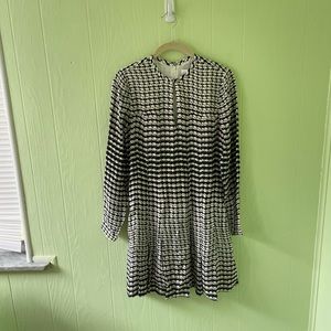 NWT Reiss Evie Box Pleated Dress Size 4